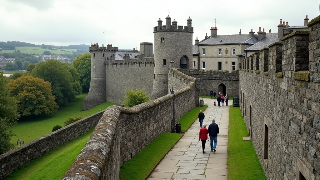 Walled Town Perimeter showcasing medieval defensive architecture